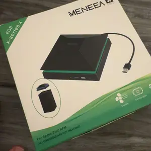 MENEEA Low-Noise 3-Gear Cooling Fan Top for Xbox Series X Console - Dust-Proof Cover Filter, Rubber Plugs, Independent Touch Switches, Colorful Lights, 6 Monochromes, 1 Mixed Color, 2 USB 3.0 Ports, Gaming Accessory