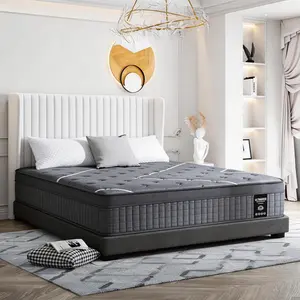 ULTRASNOOZE Queen Mattress 8/10/12/14 Inch Twin, Full, Queen, King Mattress Memory Foam And Spring,Hybrid MattressMedium Firmness, Lumbar Support, For Home Rooms Hotels, Boxed Halloween ChristmasGift Furniture Ergonomic queen size mattress Interior Modern