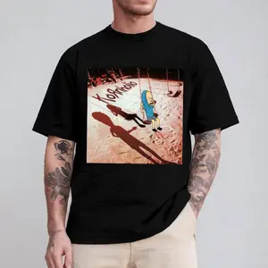 K0Rnh0Li0 R0Ck 2025 Nu-Metal T-Shirt Sweatshirt Hoodie Music 2025 Shirt Top Vintage Y2K Nu-Metal Tee Unisex T-shirts M-5XL Premium Fabric Crew Neck Short Sleeves