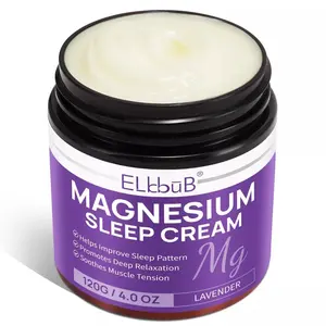 Lavender Magnesium Sleep Cream , moisturizing sleep cream and hydrating  sleep cream , soothes sore muscles , promotes deep relaxation