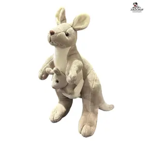 JIAJCHUF, Kangaroo Plush Toy, Stuffed Kangaroo Doll, Kids' Gift, Soft and Cuddly, Perfect for Children, Cute Animal Toy, Ideal for Playtime