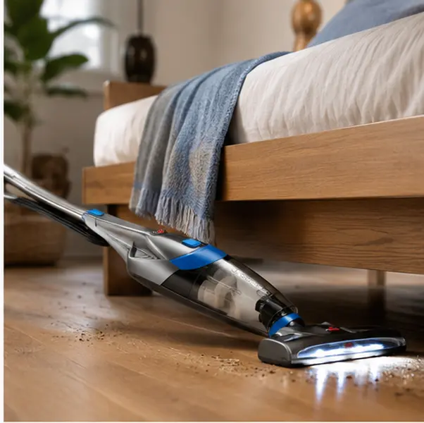 3-in-1 Corded Stick Vacuum with Removable Hand Vac for Carpet & Hard Floors, Blue & Gray