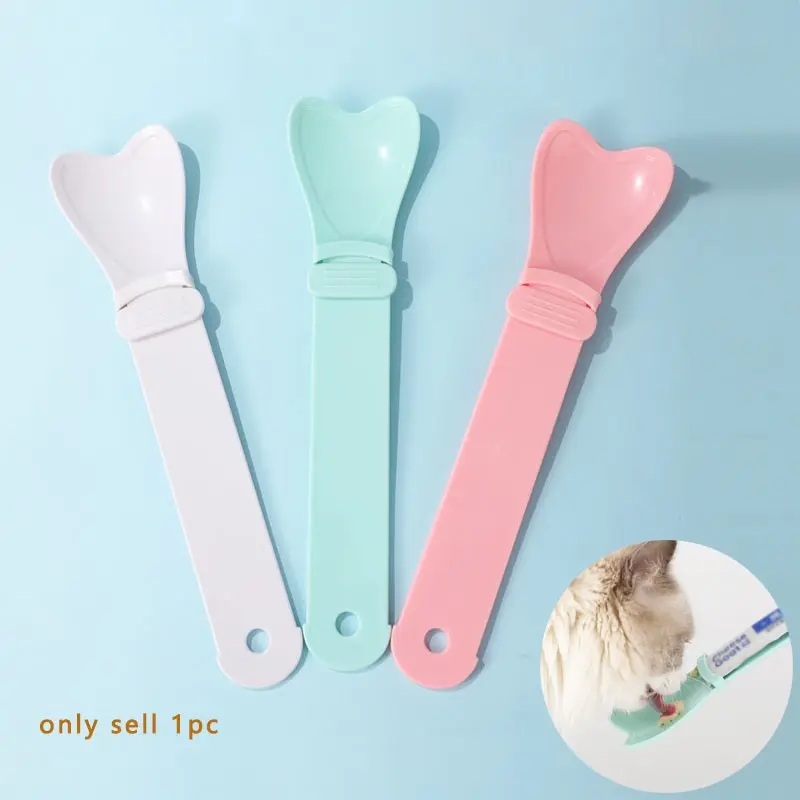 Cat Strip Feeders, Food Feeder, Pet Feeding Spoon, Multi-functional Cat Spoon, Cat Snack Strip Spoon for Dogs and Cats, Pet Supplies