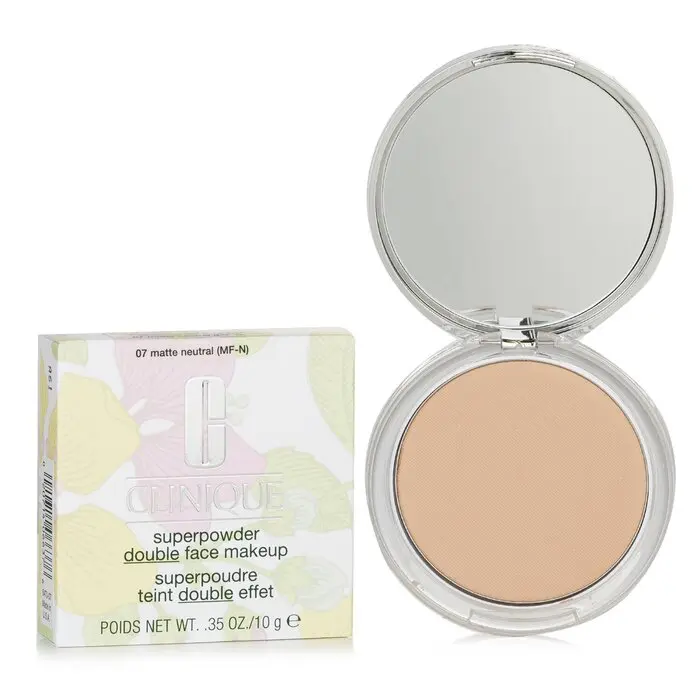 Clinique Superpowder Finishing Makeup Powder - No.07 Matte Neutral, Compact Powder Base Concealer & Foundation, 10g/0.35oz Cosmetics Product (Premium Price Due to Scarcity), Finishing Powder, Cosmetics Products