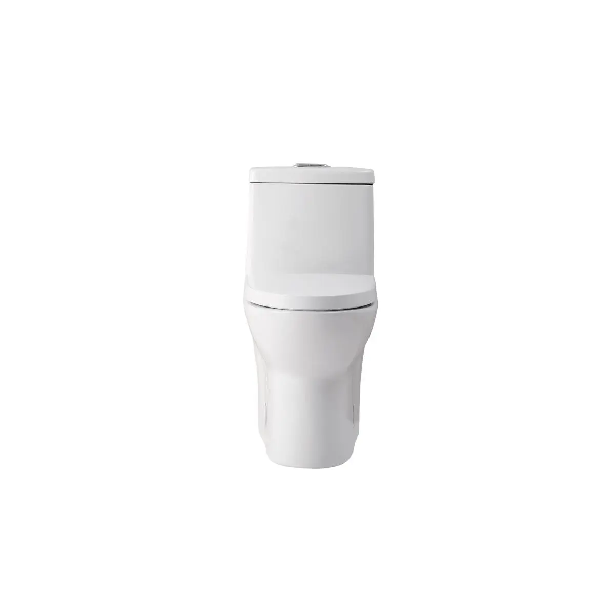 212 MAIN Winslet Elongated Dual-Flush Toilet with Soft Close Toilet Seat, 28x15x30 in., White, Water-Saving, ADA-Compliant, High-Performance Siphon Jet Flush, Comfortable Height Home Improvement Bathroom Fixture, Dual Flush Function