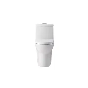 212 MAIN Winslet Elongated Dual-Flush Toilet, 28x15x30 in., White, Water-Saving Ada Compliant Bathroom Fixture for Home Improvement