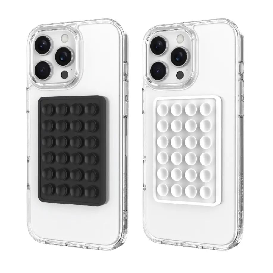 Phone Suction Mount - 2 pack - White, Black