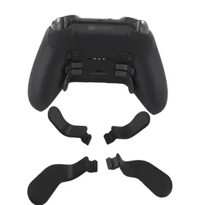 4 Pack Elite Controller Paddles for  Elite 2 Controller Paddles,Stainless Steel Elite Core Controller Paddle for  One Elite Controller Series 2,Elite Series 1,and Elite 2 Core Controller (Black)