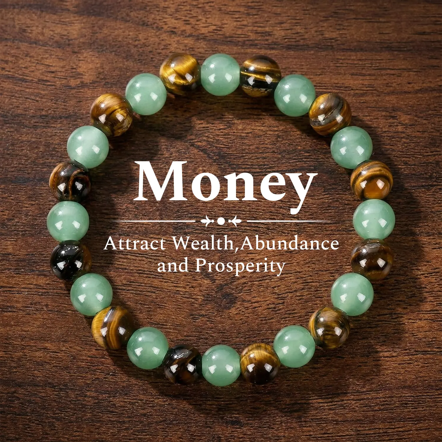 wealth bracelet featuring natural Dongling jade, green quartz, and tiger’s eye—a lucky bracelet that attracts wealth, prosperity, and abundance; blue friendship beaded jewelry protective bracelet, ideal for gifting