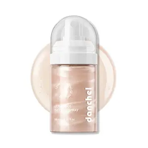 danchel Luminous Setting Spray, Pearlescent Shimmer Glow, Hydrating Dewy Finish, Long-Lasting Makeup Hold, Transfer-Proof & Non-Fading, Lightweight & Breathable, Quick-Drying & Non-Sticky, Travel-Friendly Portable