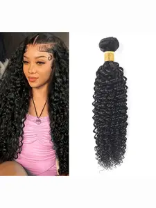 Brazilian Virgin Remy Hair Extensions, Tight Spiral Curl, Kinky Curly, Dual Weft, Double Weft Hair, Natural Color, Full Volume, Smooth Texture, Seamless Design for Women