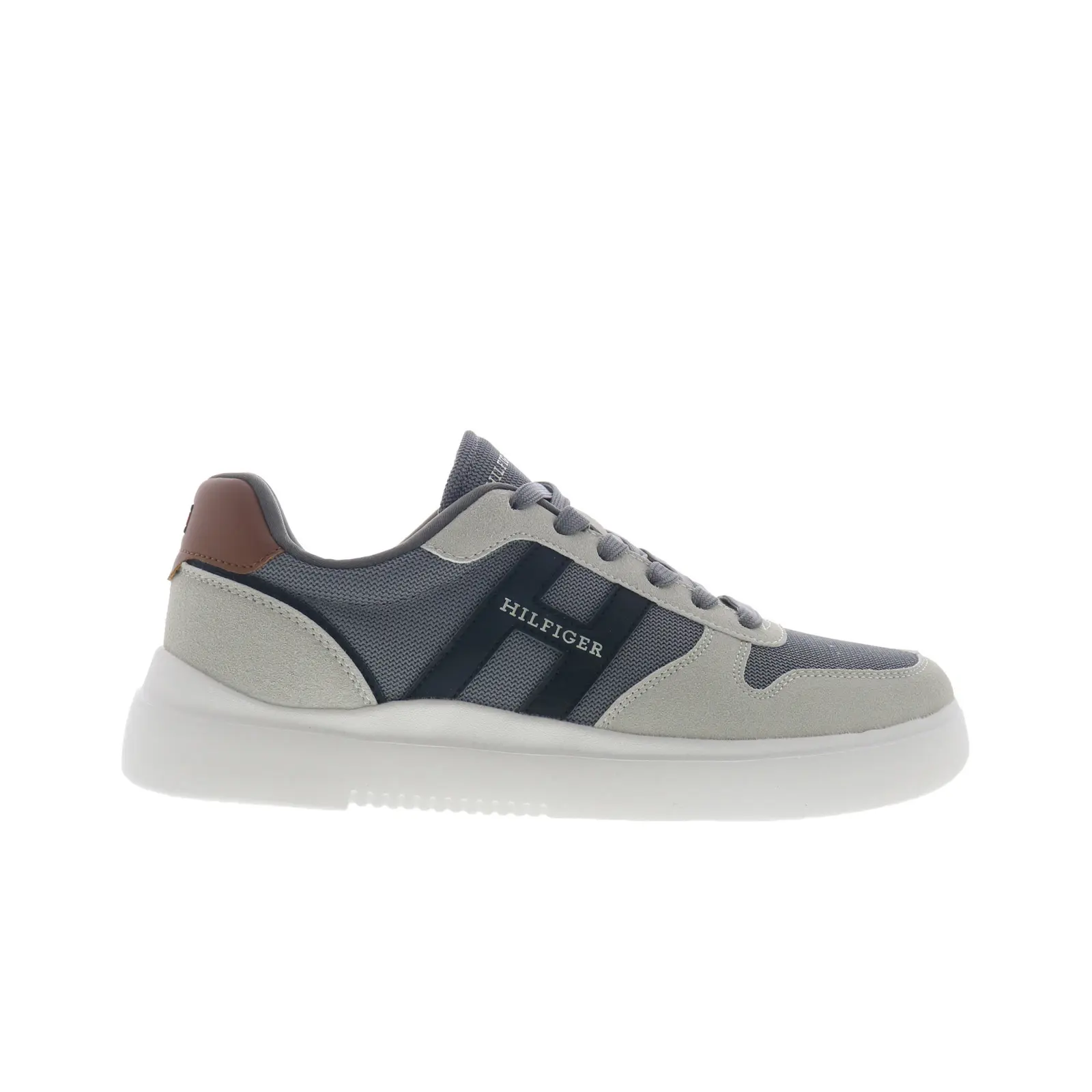 Tommy Hilfiger Cetus TMCETUS Mens Gray Suede Lifestyle Sneakers Shoes