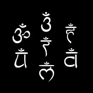 7 Chakra Symbol Vinyl Sticker Decals