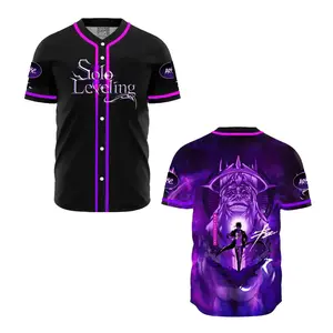 Unisex Solo Leveling Baseballs Jersey, Sung Jin Woo Baseball Jersey, Jinwoo Jersey, Gogeta Shirt, Anime Lover
