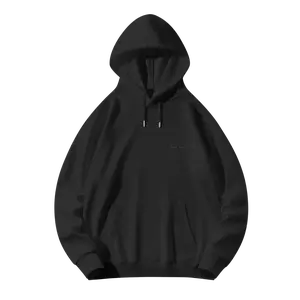 ESSENTIALS UNISEX EMBROIDERED NEW JERUSALEM PULLOVER - TRIPLE BLACK