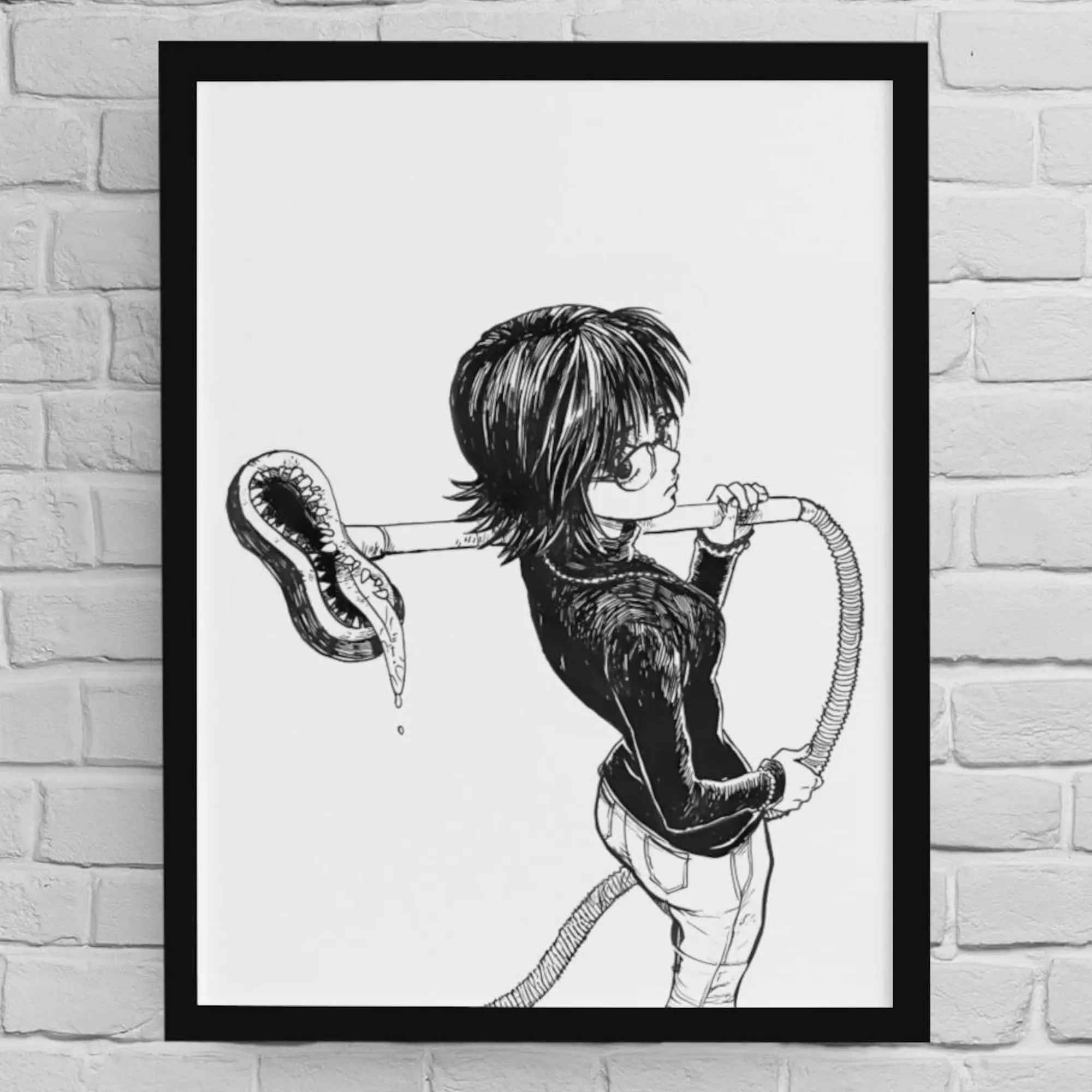 Shizuku Murasaki - Hunter x Hunter - Phantom Troupe - Blinky Vacuum - Anime Lover Gift - HxH Art - Manga - Anime Poster