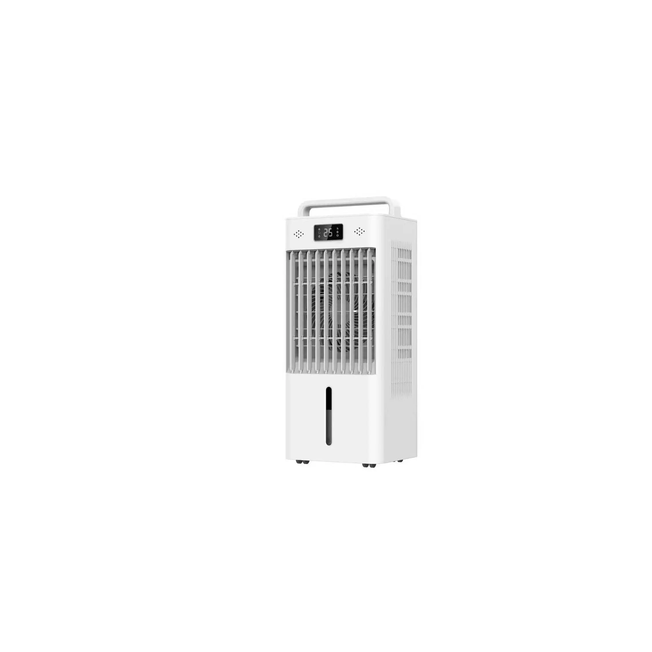 Portable Evaporative Air Cooler - Cooling Fan, Portable Cooling Fan with Touch Screen, Remote Control, 3 Speeds, 3 Modes, LED Display, Ice Packs, Casters for Bedroom, Office, Personal Cooling Fan, 10L Water Tank