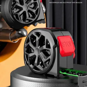 The Ultimate High-Visibility Measuring Tape: 196.85' Glow-Lock Measure Tape for Reliable Home & Pro Work