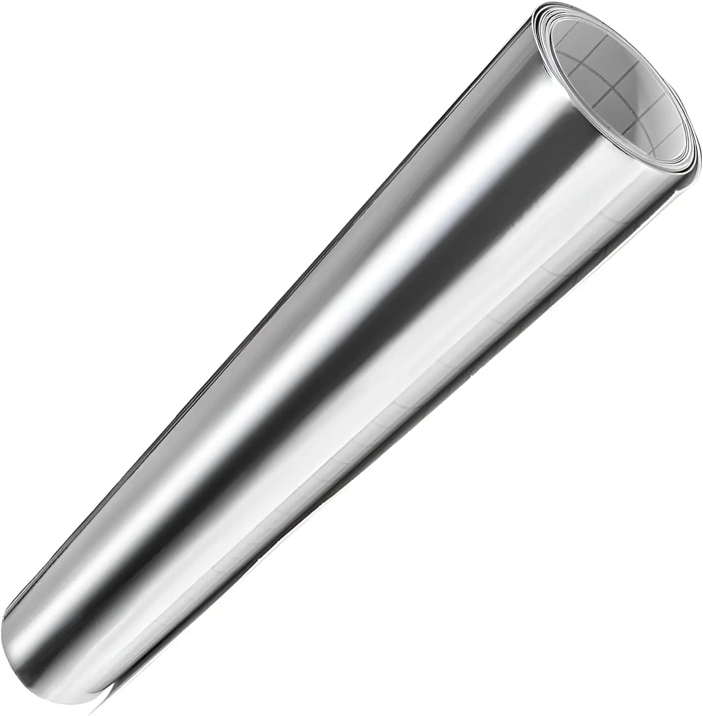 Chrome Mirror Silver Car Vinyl Wrap Sticker - 12"×60" Air Release Bubble-Free Self-Adhesive Glossy Metallic Film, Perfect Car Wrap, Automotive Decals, Vehicle & Room Decor Stickers for Trucks SUVs, Vehicle Decor, Decal For Cars