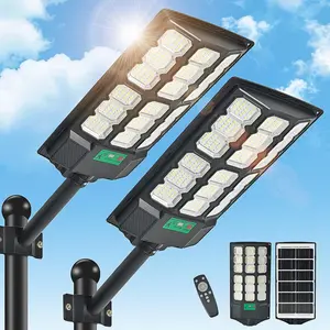 Solar Street Light Outdoor 3 Modes LED Motion Sensor Security Wall Lamp for Garden Yard Porch Decor IP65 Waterproof Remote Control Solar Lights Outdoor Mounted Light summergarden,campingessentials,outdoorfurnitureset,campinggear
