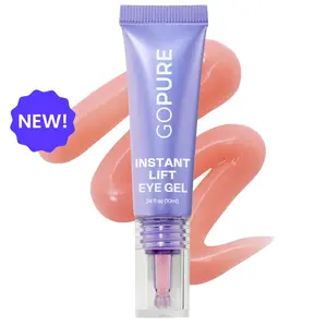 NEW! GOPURE Instant Lift Eye Gel - Collagen Targeting Biotech Under Eye Brightener, Anti-Aging Skincare for Men & Women to Reduce Puffiness, Bags, Wrinkles, Fine Lines, Dark Circles for a Flawless Look
