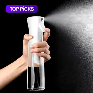 Ultra-Fine Continuous Water Spray Bottle, Handheld Mister for Steamer Iron and Fabric Steamer, Setting Spray and Furniture or Hair Styling Water Sprayer for Home and Travel