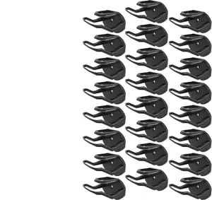 24 Pack Adhesive Hat Hooks for Wall, Strong Hat Rack for Baseball Caps, Minimalist Hat Organizer Display for Home Decor