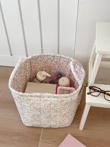 Car Interior Storage Basket Multi-Purpose Organizer for Clothing Books & Work Supplies Space Saving Boujee Car Accessories Home Use Stylish Functional Versatile,woven design,room organization product,fresh style,daily use item,car storage organizer