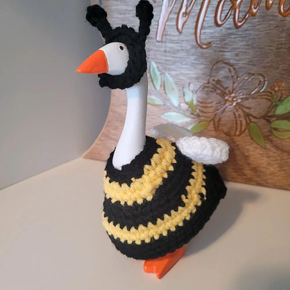 Crochet Desk Goose Outfits-Fits 7 inch Goose, Handmade, Outfit Only