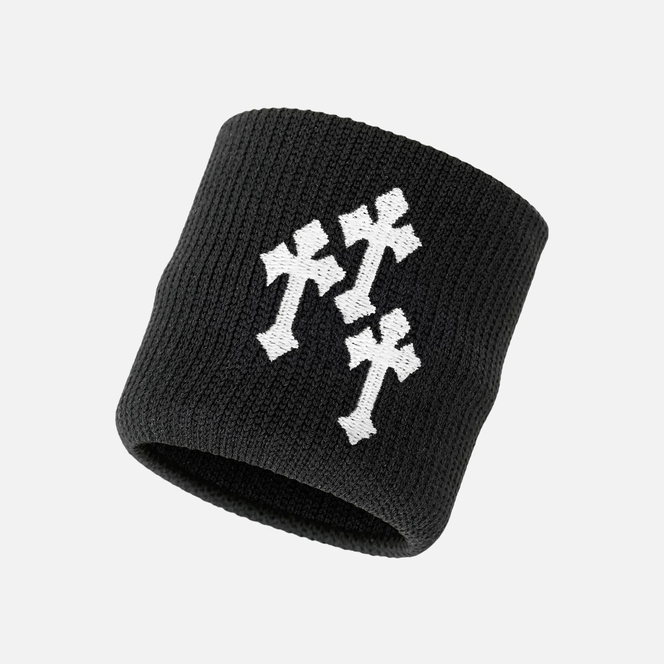 SLEEFS Gothic Crosses Drip Elastic Sports Wristband, Breathable Sweat Wristband for Sports & Outdoor Activities, Sweat Wristbands