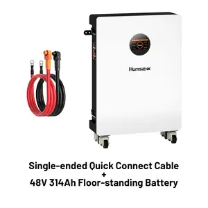 【LTL】HumsiENK 48V 314Ah LiFePO4 Lithium Battery - Offgrid power & Solar System Compatible, Bluetooth, Active Balancing, Wall-Mounted, 16kWh, 200A BMS, LCD Monitor, Grade A Cells, 15000+ Cycles, 10-Year Lifespan for Home Energy Storage tiktoks