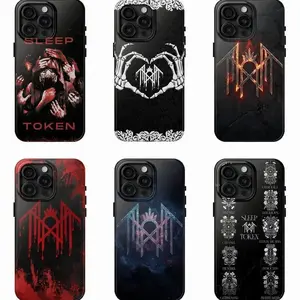 Dark Aesthetic Sleep Token Band Even In Arcadia Music Tour Merch Art Heavy Duty Tough Phone Case Stylish Protective Hard Cover Gift for iPhone