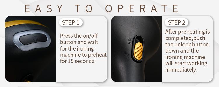 GUMK Clothes Steamer, Handheld Garment Steamer, 15s Fast Heat-up, Remove Wrinkles Quickly, for Travel, 300ml Removable Water Tank appliances clothes