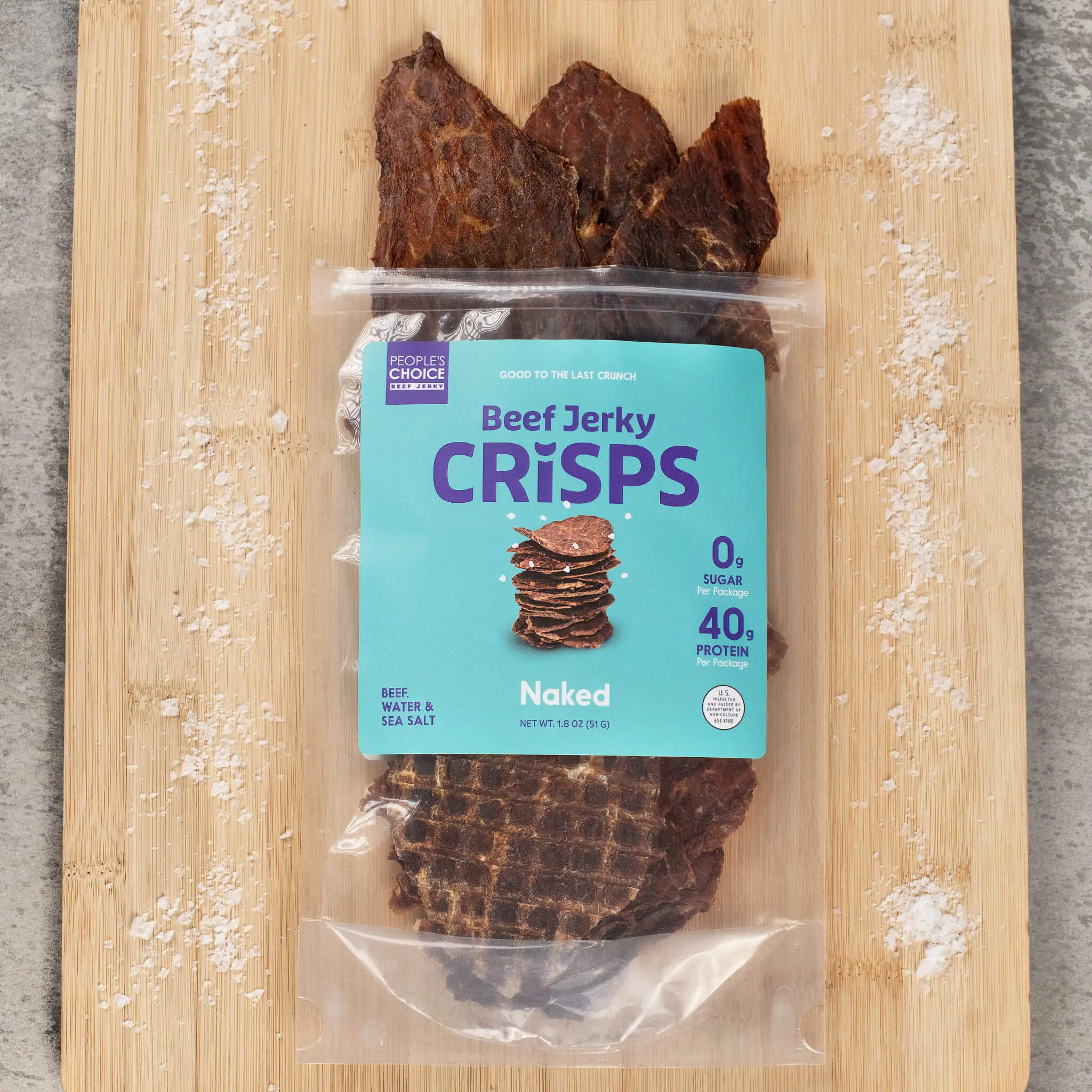 Beef Jerky Crisps - Natural Dried Protein Snack Crispy Beef Jerky Crisps - Natural Dried Protein Snack Crispy
