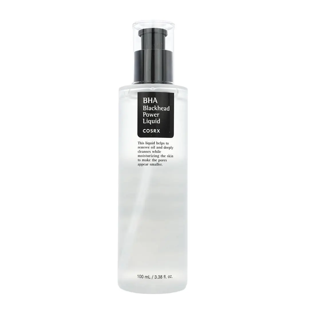 COSRX BHA Blackhead Power Liquid, 3.4oz Lightweight Exfoliant Serum – Gentle for Sensitive & All Skin Types, Minimizes Pores, Brightens, Boosts Clearer Texture, Sunscreen-Compatible