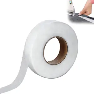 2559 Inch Double-sided Adhesive Lining, Hot Melt Non-woven Lining, Ironing Adhesive Fabric, Perfect for Quick Clothing Repairs, Fabric Bonding, Adhesive Cloth Tape for Hemming and DIY Crafts