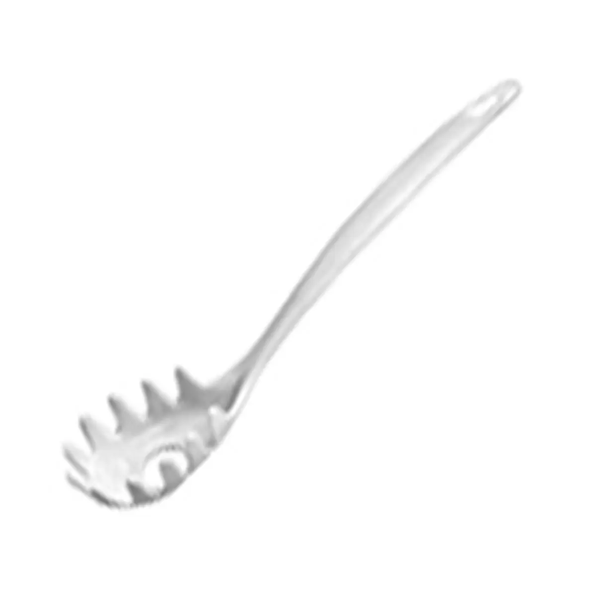 212 MAIN Long-Handle White Melamine Spaghetti Fork, Dishwasher Safe Camp Kitchenware, Durable Heat-Resistant Outdoor Utensils for Camping, Campfire & BBQ Parties