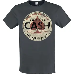Amplified Unisex Shirt The Man in Black Joh Cash T-Shirt funny tshirt vintage tees graphic tees men shirts men boohooman  outfits