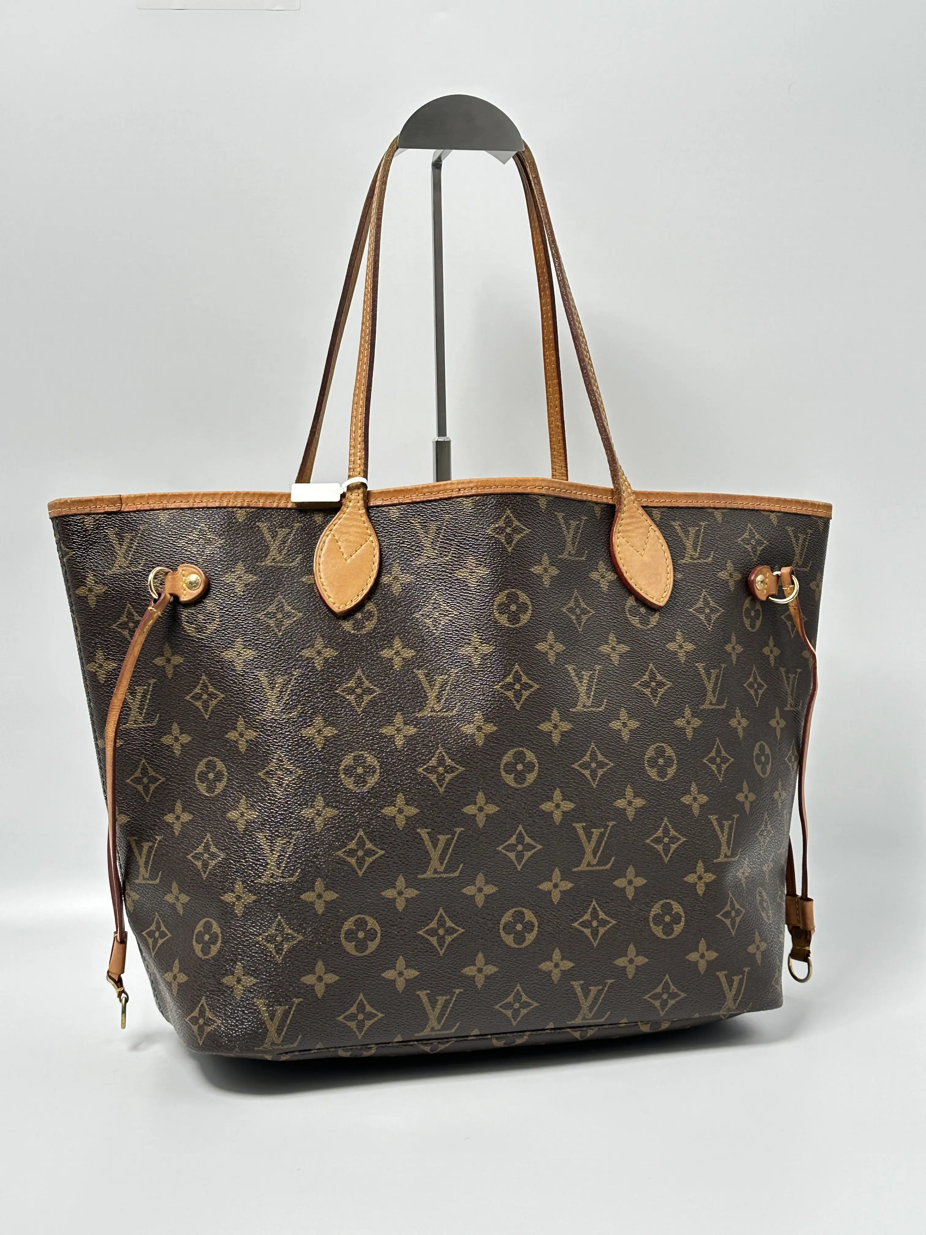 Pre-owned Louis Vuitton Canvas Tote Bags Monogram NeverFull MM Handle Tote Bag Shoulder Handbag JA1079LV