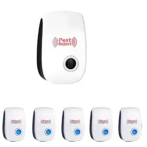 6 Packs Ultrasonic Pest Control Repeller Electronic Pest Repellent Plug in Indoor for InsectRoaches Spider Ant Bug Mosquito MouseRepellent for House Kitchen Garage Warehouse，Multi-Pest ，Insect Control，Multifunctional，with Dual Modes