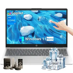 HP 15.6" Touchscreen Laptop | Up to 32GB RAM, 512GB SSD, Win 11 Home, 13th Gen i3, Copilot AI, Wi‑Fi 6, Bundle Accessory,Suit for Business&Student