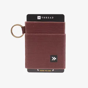 Thread Wallets Chocolate Elastic Wallet