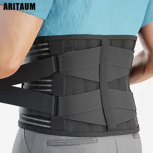 ARITAUM Lumbar Support Belt for Back Pain Relief Breathable Brace with Lumbar Pad Adjustable Lower Back Waist Support for Men & Women