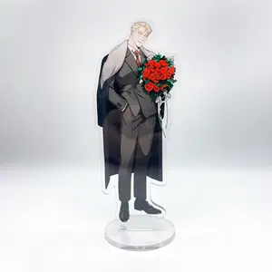 Anime Manwha Acrylic Stand Rose and Champagne Leewoon Figure Display Korean BL Manga Goods Collection Desk Decoration Gift