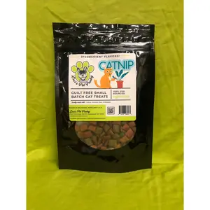 Cat Nip - All Natural "Cat Nip" Cat & Kitten Disobedient Treats - 2 oz. Pouch