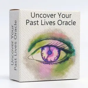 60 Cards Uncover Your Past Lives Oracle  Fortune Telling Game Card Divination Fate Party Family Board Game Conversation Card Game Juegos De Mesa