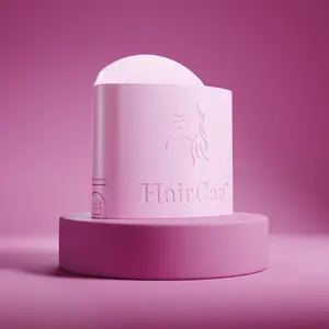 HairCan – The Chic Hair Catcher Storage Solution Trash Bin with Inner Can Spike Pad & Suction Cups for Hygiene Tool Organiser Clean Shower Adhesive Sticker Stray Hair Hair Loss Shedding Marble Surfaces