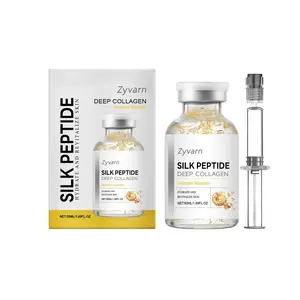 Zyvarn Silk Peptide Intensive Ampoule Silk Peptide Firming Anti-Wrinkle Niacinamide Brightening Hyaluronic Acid Hydrating Ampoule Anti Aging Niacinamide