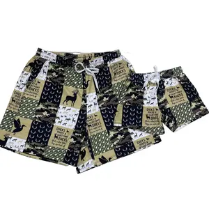 Adult men swim shorts beach wear swim wear summer Deer Hunting bottom bathing shorts