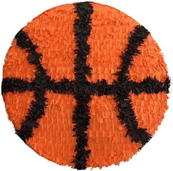 APINATA4U 19" Basketball Pinata - Slam Dunk the Celebration with Basketball Themed Birthday Party Supplies - Score Big on Fun and Festive Decor!